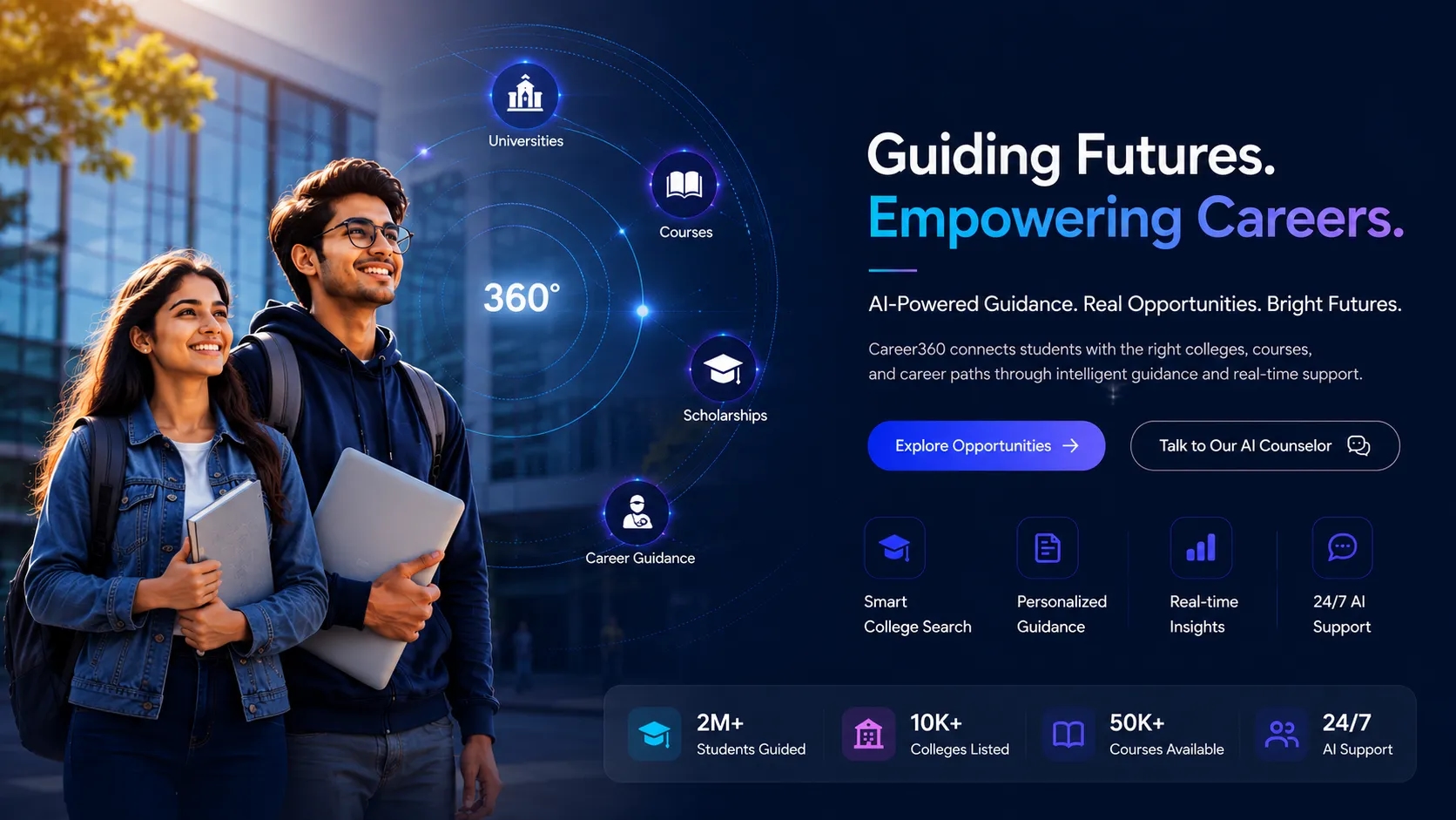 Careers360 AI Assistant Background